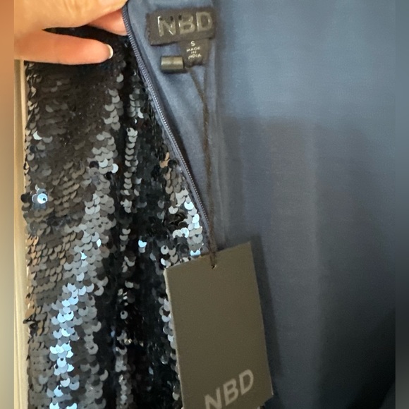 NBD | Perla Mini Dress - Dusty Indigo - Picture 4 of 4